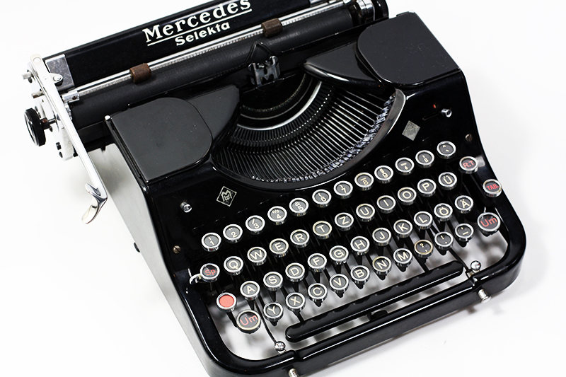Vinterfryds gamle skrivemaskine